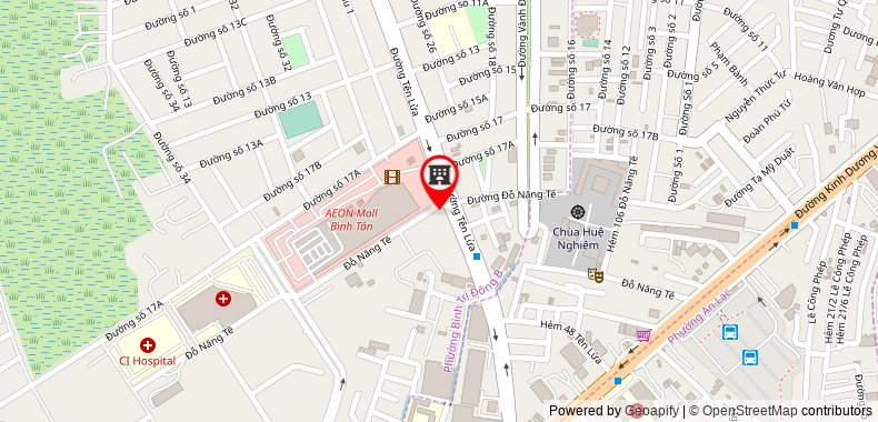 Bản đồ đến địa chỉ Công Ty TNHH Thương Mại Dịch Vụ Điện Lạnh Diệp Hân