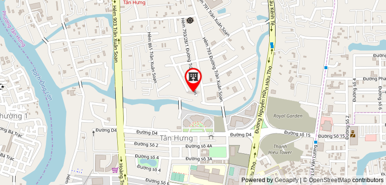 Bản đồ đến địa chỉ UBND Phường Tân Hưng - Quận 7