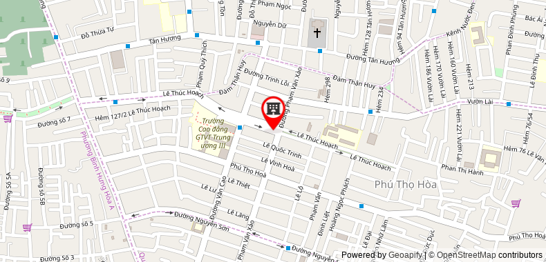 Bản đồ đến địa chỉ Công Ty TNHH Kỹ Thuật Môi Trường Sài Gòn