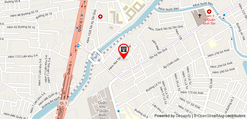 Bản đồ đến địa chỉ Công Ty TNHH Thiết Kế Xây Dựng Thịnh Trường Phát