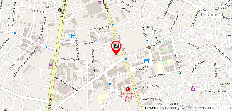 Bản đồ đến địa chỉ Công Ty TNHH TM Bonanza