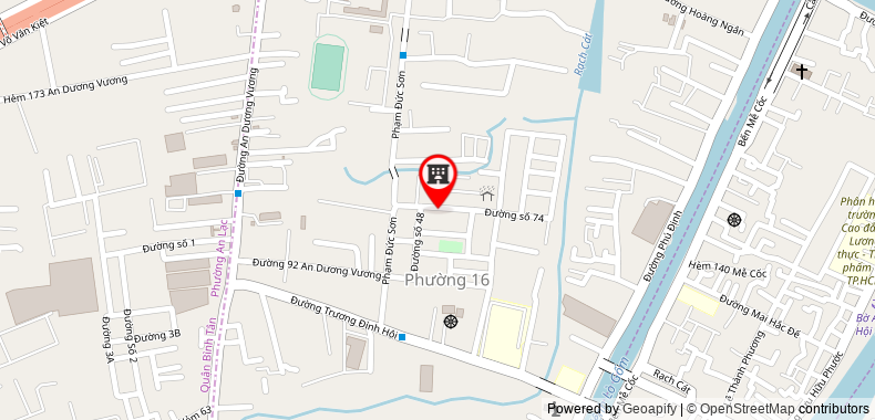 Bản đồ đến địa chỉ Công Ty TNHH TM DV Xây Dựng Cơ Điện Hoàng Phúc