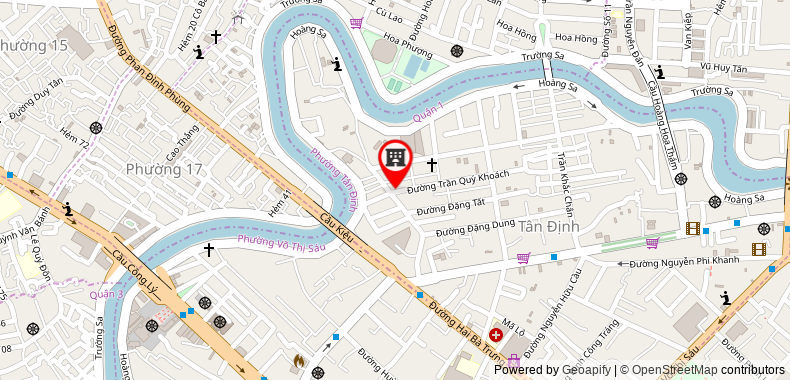 Bản đồ đến địa chỉ Công Ty TNHH Thiết Kế & Thi Công Sam Architects
