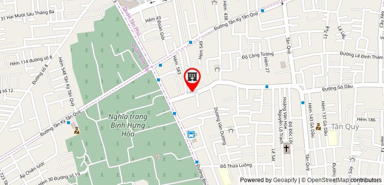 Bản đồ đến địa chỉ Công Ty TNHH Thương Mại Trung Kha