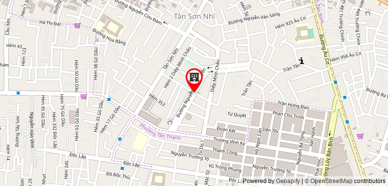Bản đồ đến địa chỉ Công Ty TNHH TMDV Công Nghệ Thái Minh