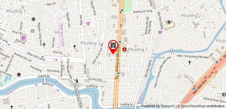Bản đồ đến địa chỉ Công Ty TNHH Phòng Khám Chuyên Khoa Tiêu Hóa - Gan _ Mật Sài Gòn