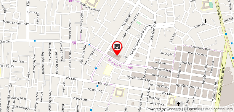 Bản đồ đến địa chỉ Công Ty TNHH Sản Phẩm Công Nghệ Swinglog