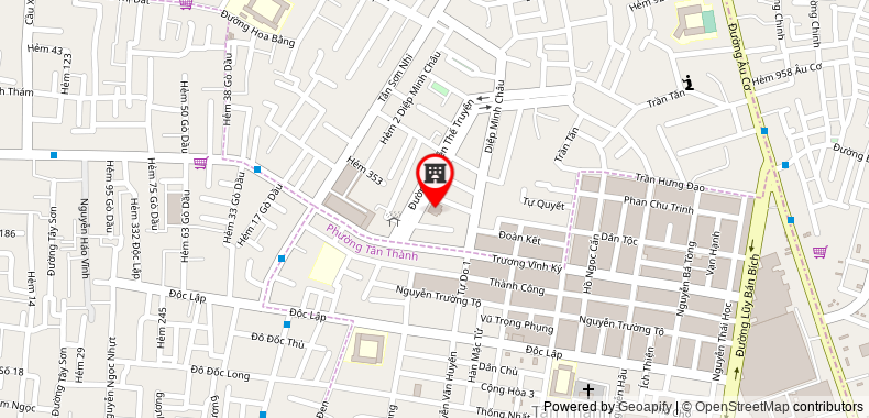 Bản đồ đến địa chỉ Công Ty TNHH Quốc Tế Antony