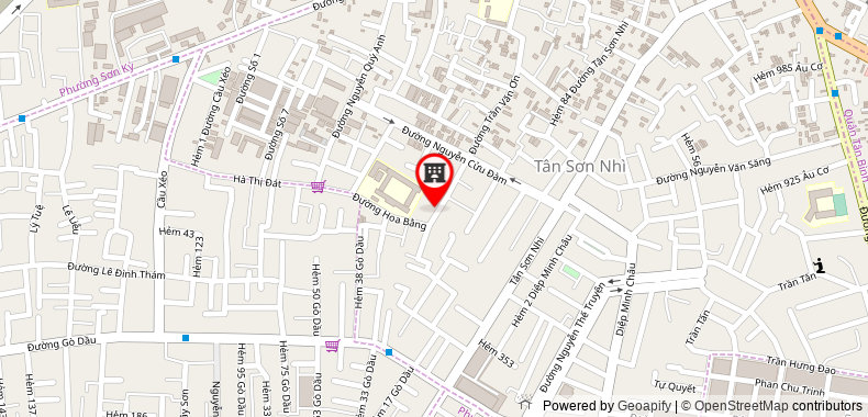 Bản đồ đến địa chỉ Công Ty TNHH Thương Mại Dịch Vụ Eflight