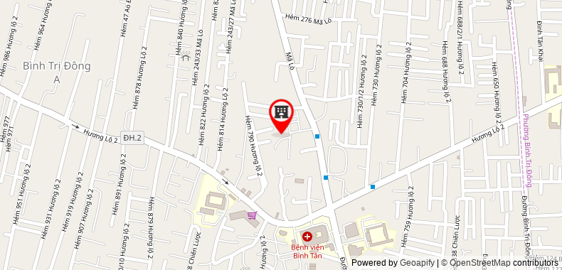 Bản đồ đến địa chỉ Công Ty TNHH In Bao Bì Duy Phú