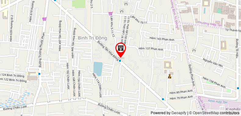 Bản đồ đến địa chỉ Công Ty TNHH Kính Hoàng Phú