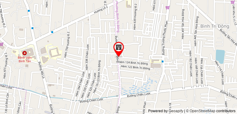 Bản đồ đến địa chỉ Công Ty TNHH TM DV Sx XNK Tài Thiên Kim