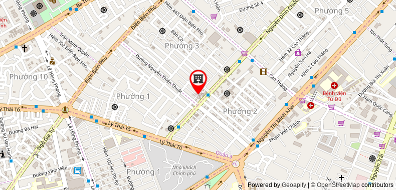 Bản đồ đến địa chỉ Công Ty TNHH Thương Mại Dịch Vụ Giải Trí Thiên Phú