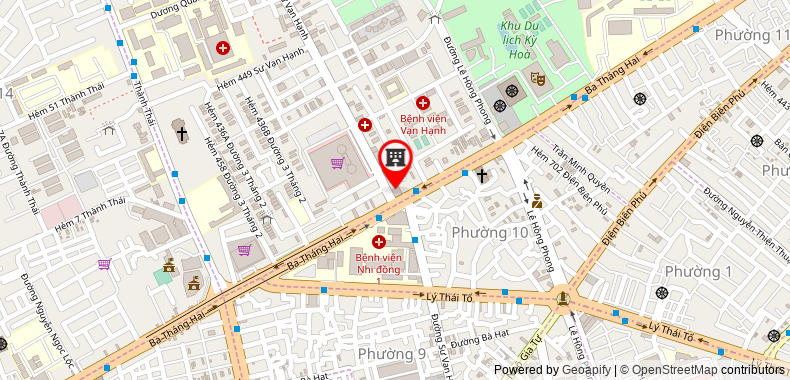 Bản đồ đến địa chỉ Chi Nhánh Ii Công Ty TNHH Du Lịch Hải Thanh - Khách Sạn Minh Tâm