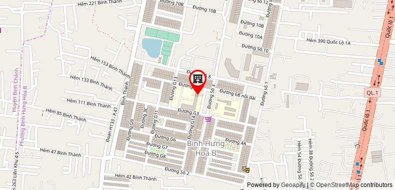 Bản đồ đến địa chỉ Công Ty TNHH Đầu Tư Sản Xuất Bánh Bảo Ngọc Miền Nam