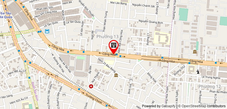 Bản đồ đến địa chỉ Công Ty TNHH Kỹ Thuật Xây Dựng M&e Trường Lưu