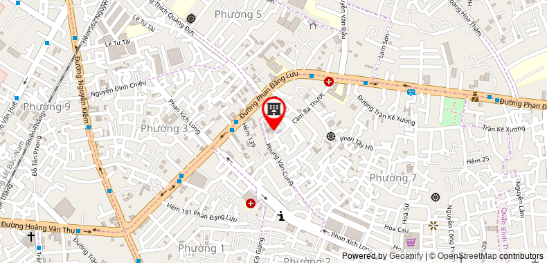 Bản đồ đến địa chỉ Công Ty TNHH Đào Tạo Trang Điểm Trí Huệ