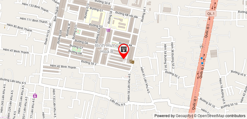 Bản đồ đến địa chỉ Công Ty TNHH Thương Mại Dịch Vụ Kỹ Thuật Môi Trường Thiên Ân