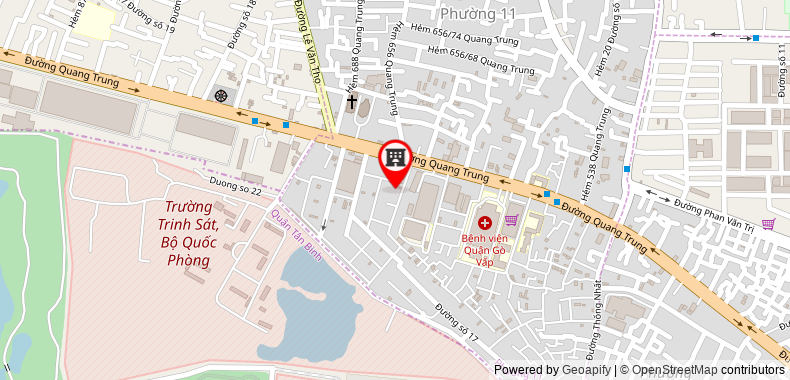 Bản đồ đến địa chỉ Công Ty TNHH Thương Mại Dịch Vụ Kim Lâm Phát