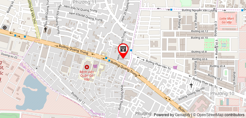 Bản đồ đến địa chỉ Công Ty TNHH Đào Tạo Và Chuyển Giao Công Nghệ Môi Trường Vintech