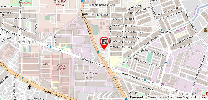 Bản đồ đến địa chỉ Công Ty TNHH Dịch Vụ Môi Trường Giàu Tâm
