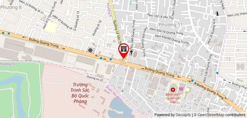 Bản đồ đến địa chỉ Công Ty TNHH Thương Mại Trung Nam Sài Gòn
