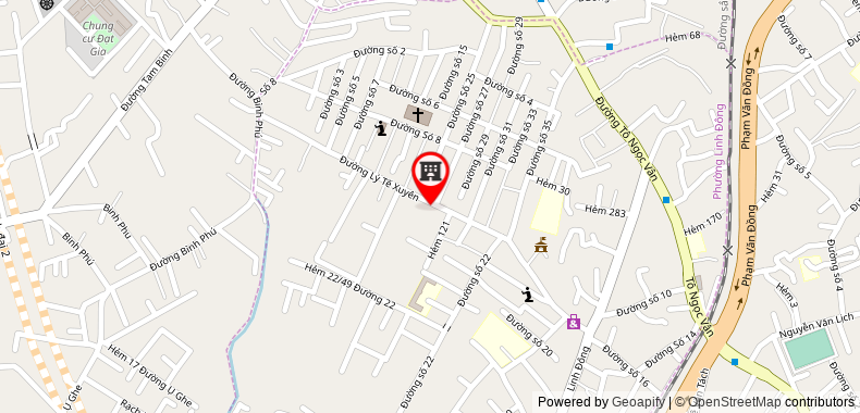 Bản đồ đến địa chỉ Công Ty TNHH Thương Mại - Dịch Vụ Và Sản Xuất Akbro
