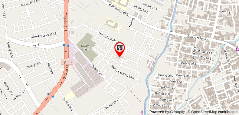 Bản đồ đến địa chỉ Công Ty TNHH TM DV Minh Hồng Hiếu