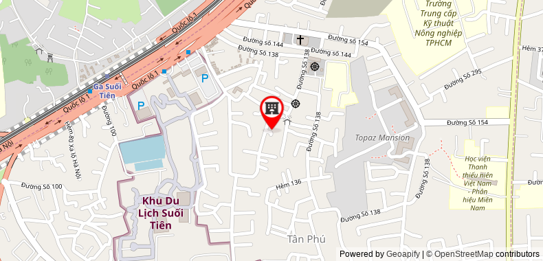 Bản đồ đến địa chỉ Công Ty TNHH Kinh Doanh Thái Bảo Hân