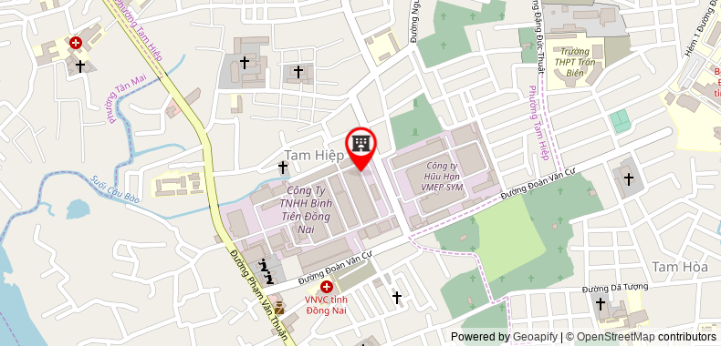 Bản đồ đến địa chỉ Công Ty TNHH Công Nghệ Xử Lý Môi Trường Hoàng Thiên