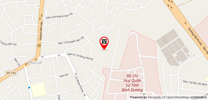 Bản đồ đến địa chỉ Công Ty TNHH Tư Vấn Và Đào Tạo Internet Marketing - Binh Duong Micro