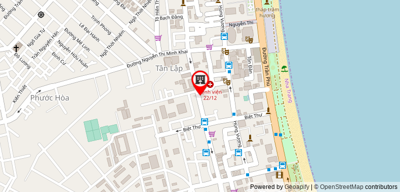 Bản đồ đến địa chỉ Công ty TNHH Tư Vấn - Đầu Tư, Xây Dựng - Điện & Du lịch Nha Trang