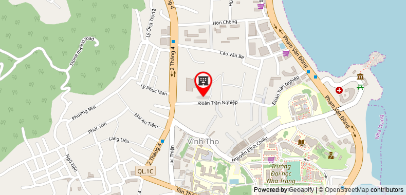 Bản đồ đến địa chỉ Công Ty TNHH Khách Sạn Ân Điển Nha Trang