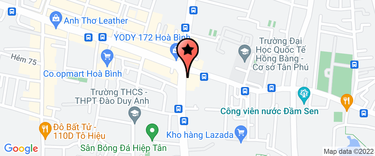 Bản đồ đến địa chỉ Ngân Hàng Thương Mại Cổ Phần Đông Nam á - Chi Nhánh Tân Phú