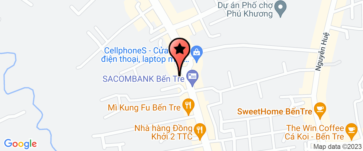 Bản đồ đến địa chỉ Công Ty TNHH Thương Mại Dịch Vụ Du Lịch Công Hội - Chi Nhánh 2