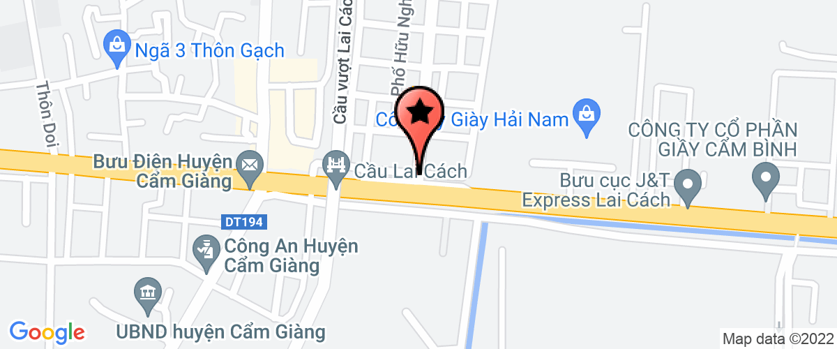 Bản đồ đến địa chỉ Công ty TNHH một thành viên sản xuất và dịch vụ thương mại Sao Việt