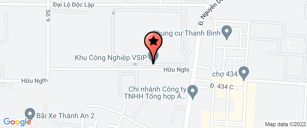 Bản đồ đến địa chỉ Công Ty Trách Nhiệm Hữu Hạn Wipro Unza Việt Nam