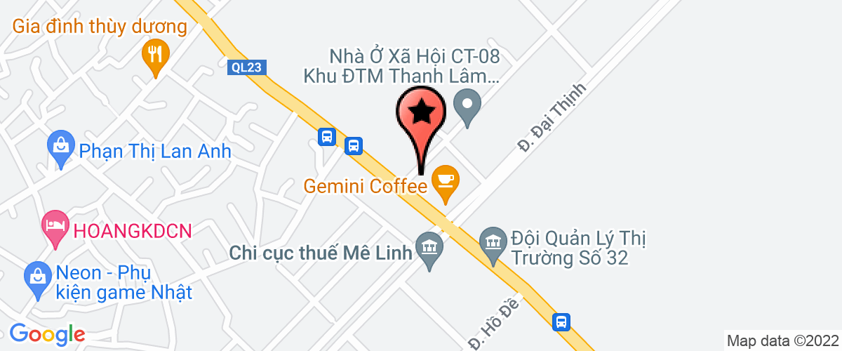 Bản đồ đến địa chỉ Công Ty Cổ Phần Tư Vấn Đầu Tư Thương Mại Và Xây Lắp Hà Nội