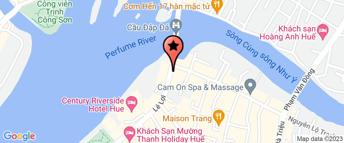 Bản đồ đến địa chỉ Chi Nhánh Thừa Thiên Huế - Công Ty Cổ Phần Dược Phẩm Quốc Tế New Life Việt Nam