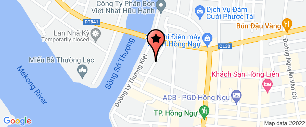 Bản đồ đến địa chỉ Công Ty TNHH Một Thành Viên Hồng Sén
