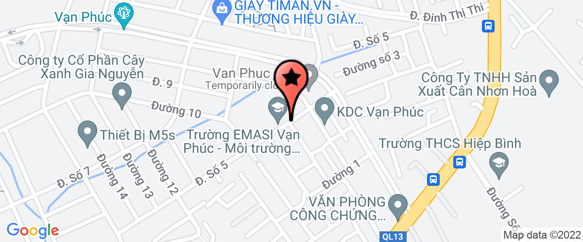 Bản đồ đến địa chỉ Công Ty TNHH Thẩm Định Giá Năm Thành Viên