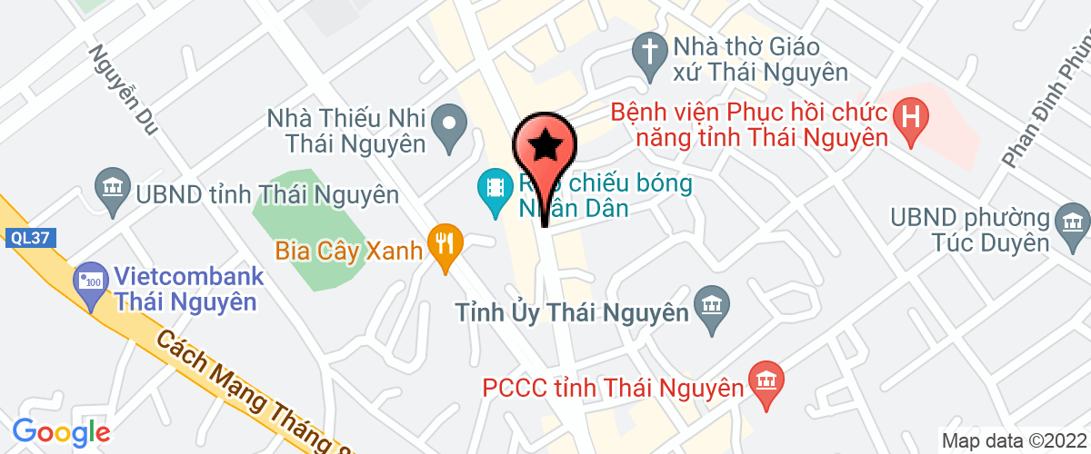 Bản đồ đến địa chỉ Công Ty TNHH Hoàng Ngân Thái Nguyên