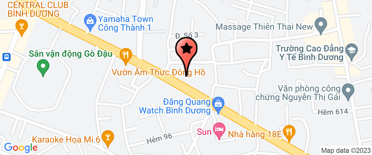 Bản đồ đến địa chỉ Tổng Công ty Cổ phần Bảo hiểm Bảo Long - Công ty Bảo hiểm Bảo Long Bình Dương