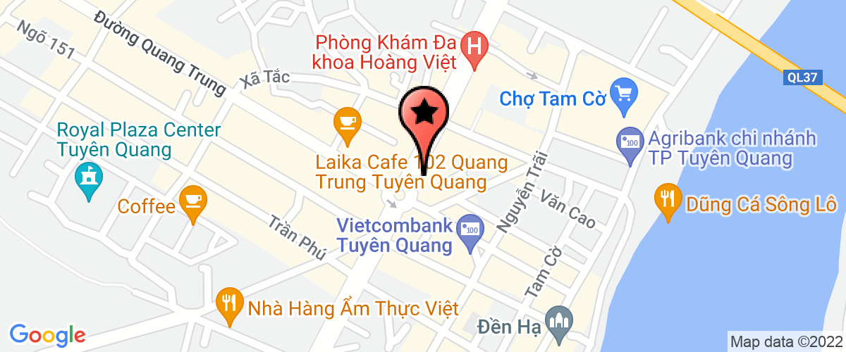 Bản đồ đến địa chỉ Công Ty TNHH Nhung Hồng Tuyên Quang