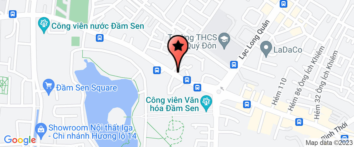 Bản đồ đến địa chỉ Công Ty TNHH Thương Mại Trung Tâm Y Tế Đầm Sen