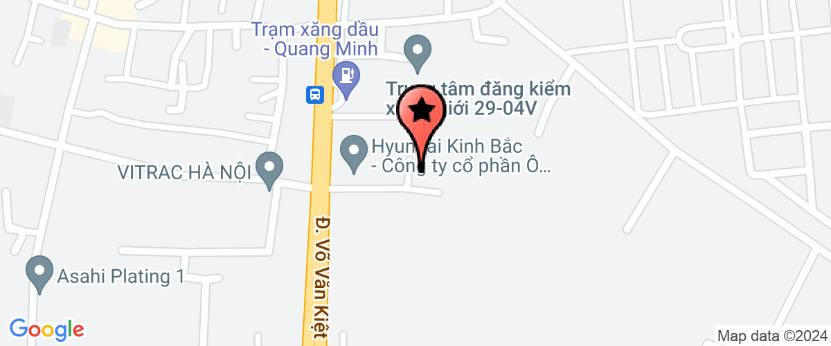 Bản đồ đến địa chỉ Công ty TNHH một thành viên thương mại vạn bác minh Hà nội Việt Nam