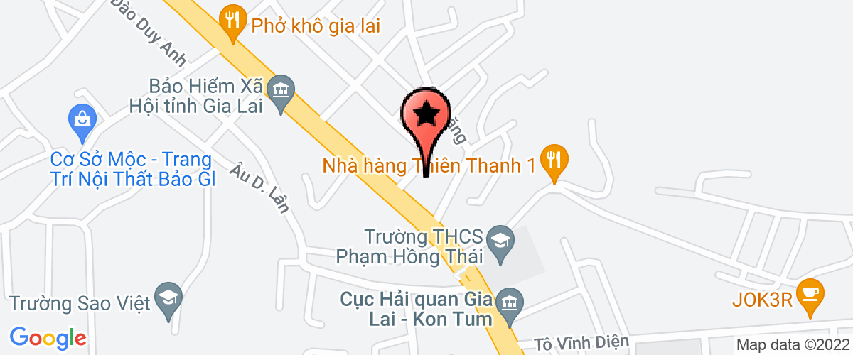 Bản đồ đến địa chỉ Công Ty TNHH Một Thành Viên Tường Huy Gia Lai