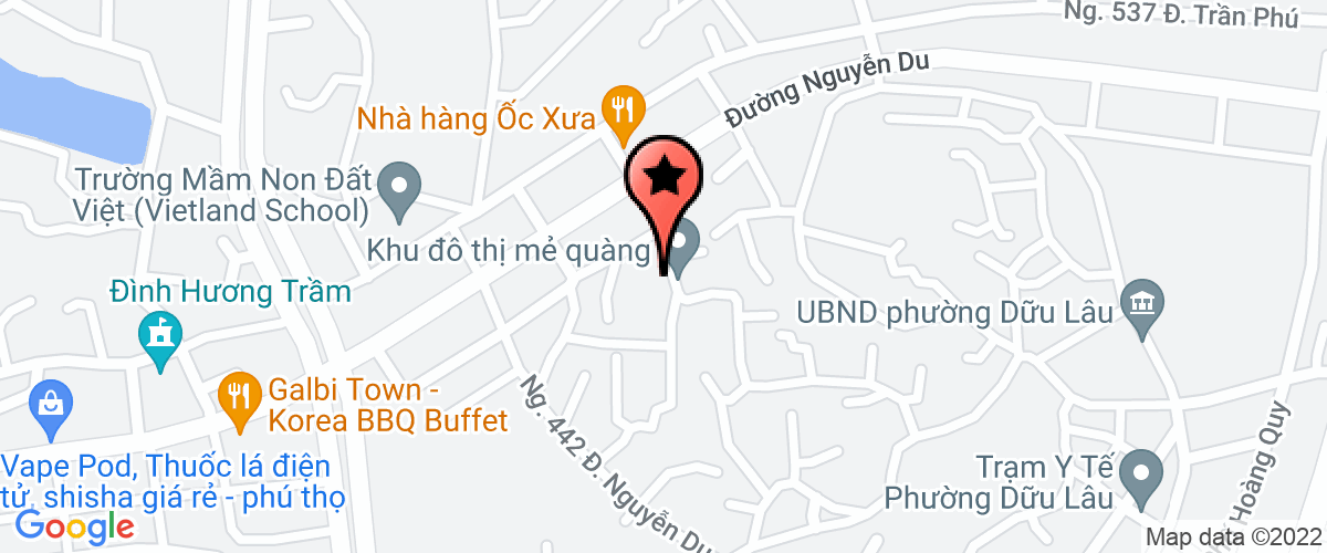 Bản đồ đến địa chỉ Công Ty TNHH Nam Việt Phú Thọ