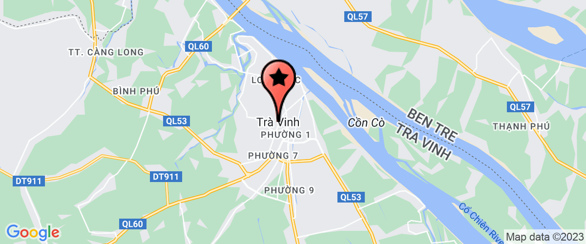 Bản đồ đến địa chỉ Ngân Hàng Thương Mại Cổ Phần Đông á - Chi Nhánh Trà Vinh