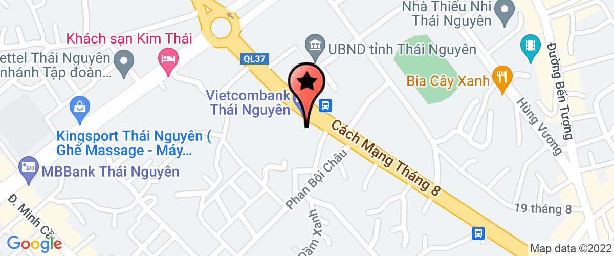 Bản đồ đến địa chỉ Công Ty TNHH Quảng Cáo Di Động Thái Nguyên